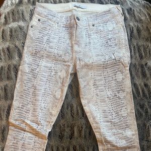 7 for all mankind snake print pants size 26